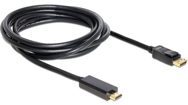 Kabel 3m Delock DisplayPort 1.1 (M) auf HDMI (M)