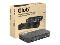 Club 3D CSV-7210 KVM-/Audio-Switch, 2 x KVM/Audio, DisplayPort