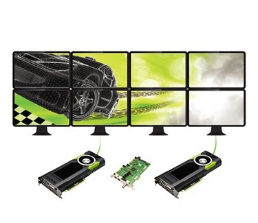 Vorschau: Grafikkarte NVIDIA Quadro M5000 SYNC Series PCIe (Bundle)